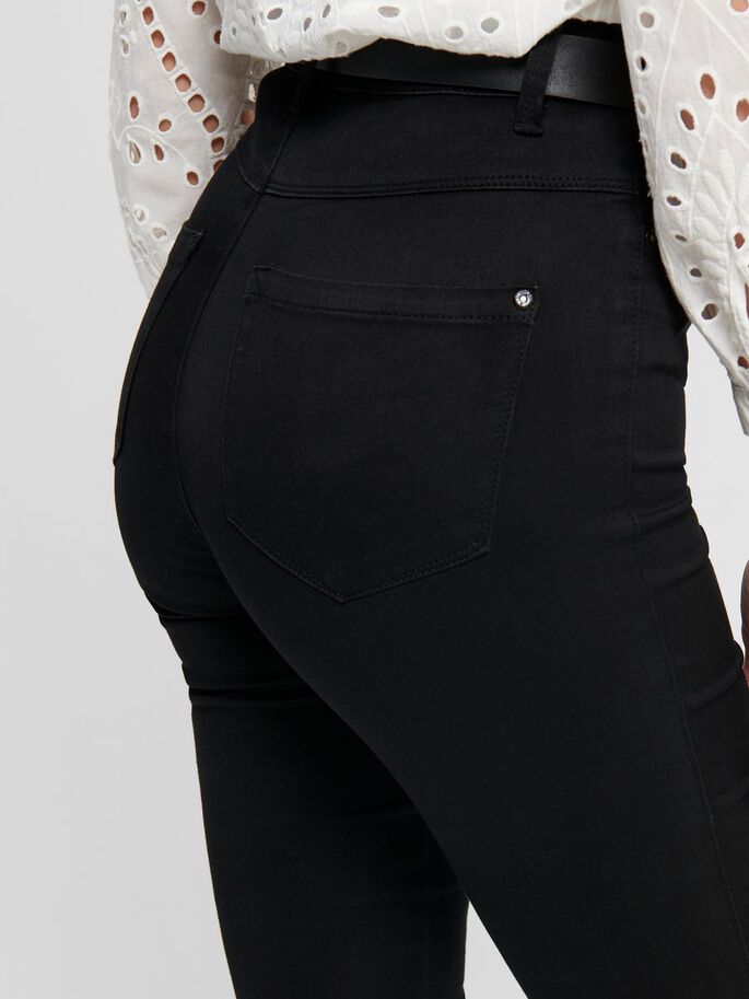 Black High Waist Skinny Jeans