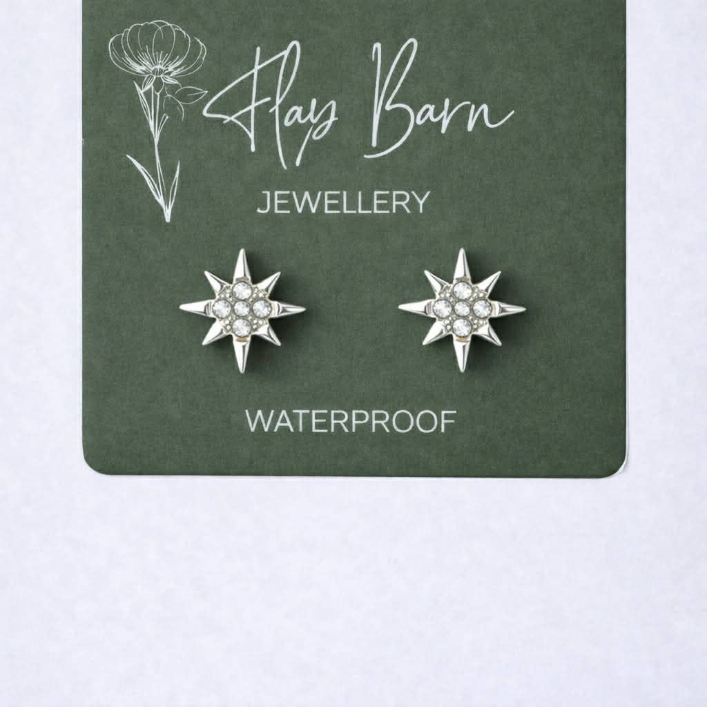Starburst Studs - Gold or Silver