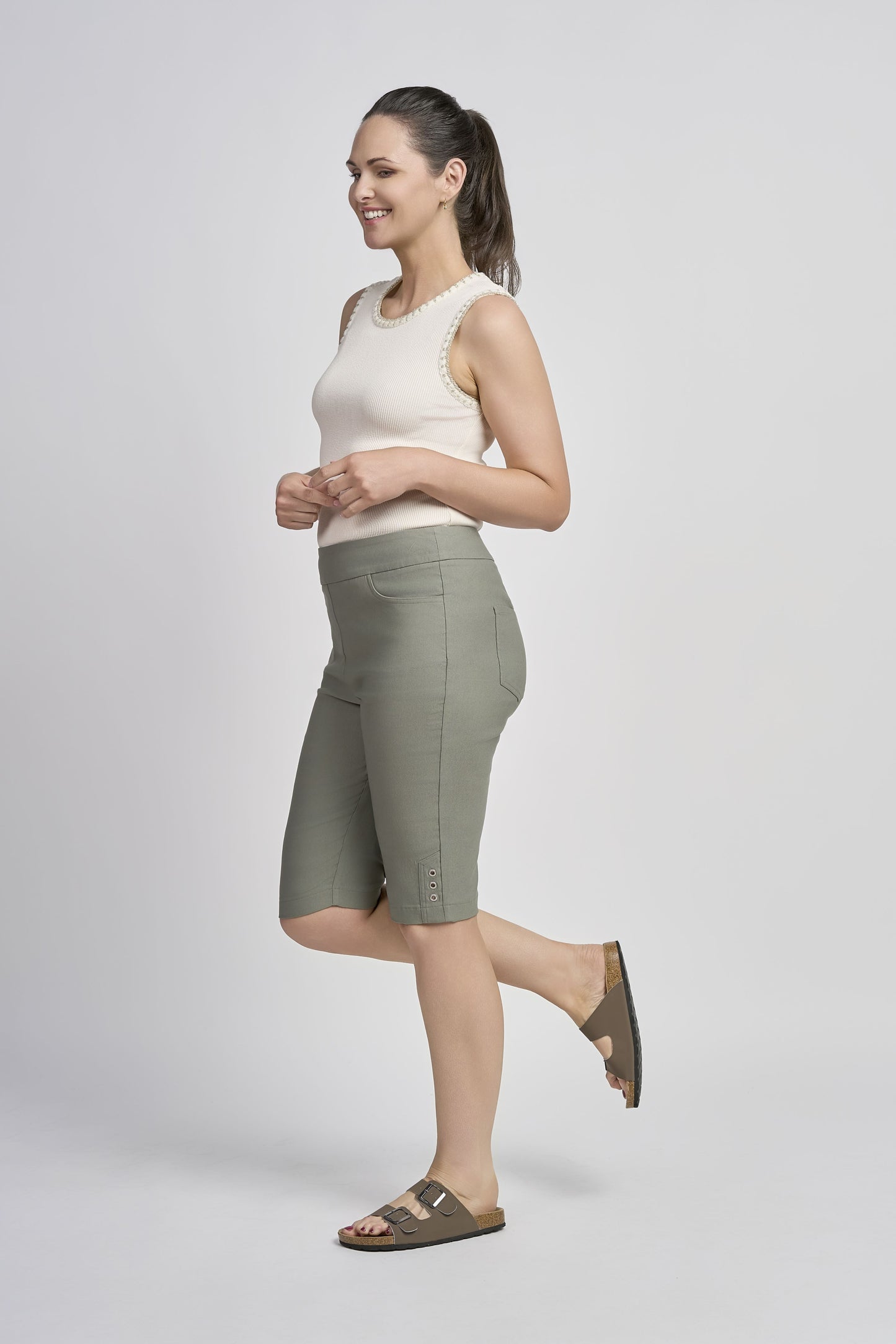 Pinns Bengaline Short - Khaki