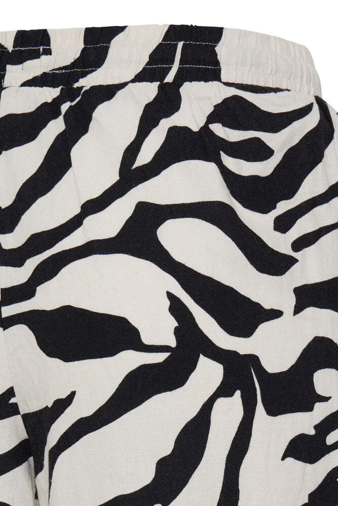 The Amalfi Linen Blend Loose Fit Trouser - Graphic Animal
