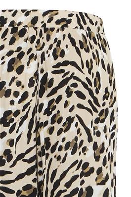 ICHI Loose Fit Trouser - Animal Print