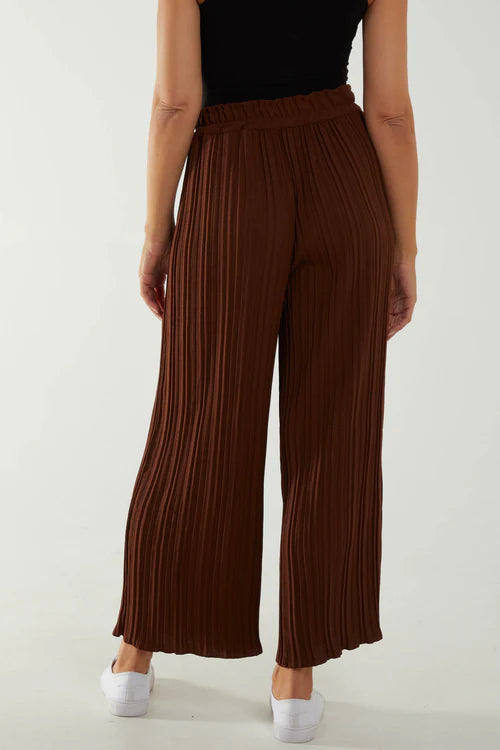 Plisse Trousers - 3 Colours