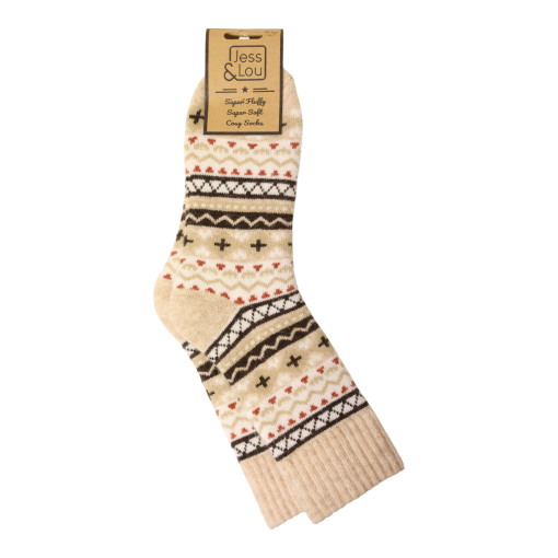 Cosy Sock - Cream Nordic