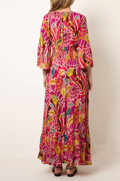 Bright Floral Maxi Dress