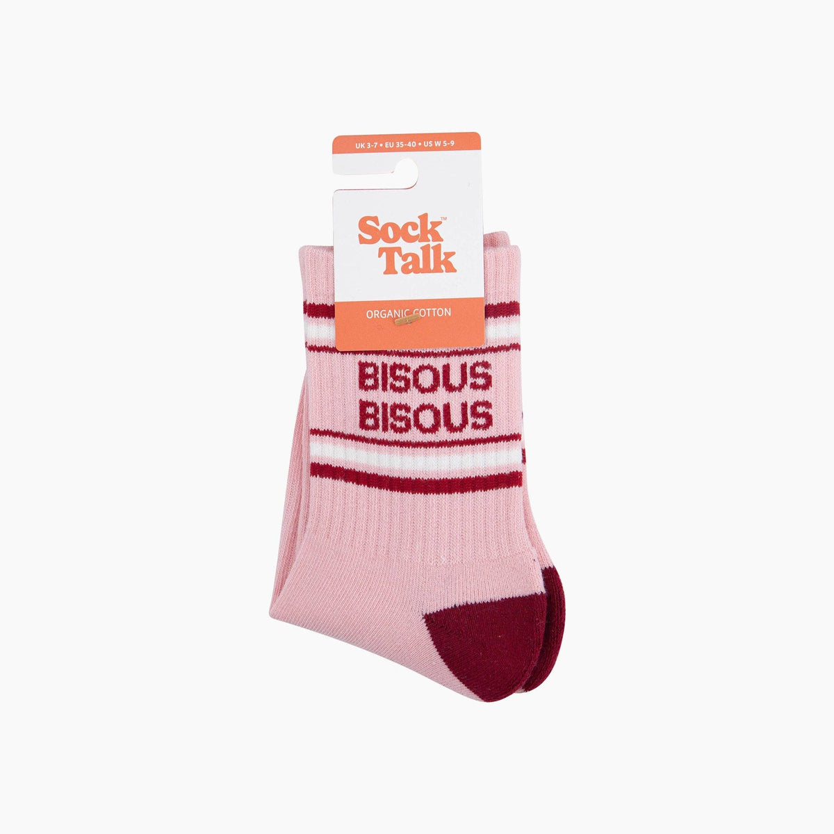 Organic Cotton Sports Socks - Bisous Bisous