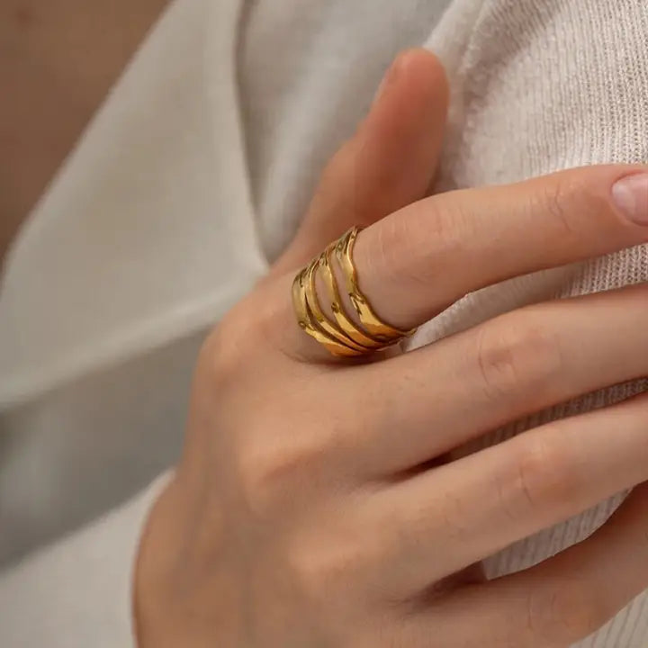 MG Multi Band Ring - Gold