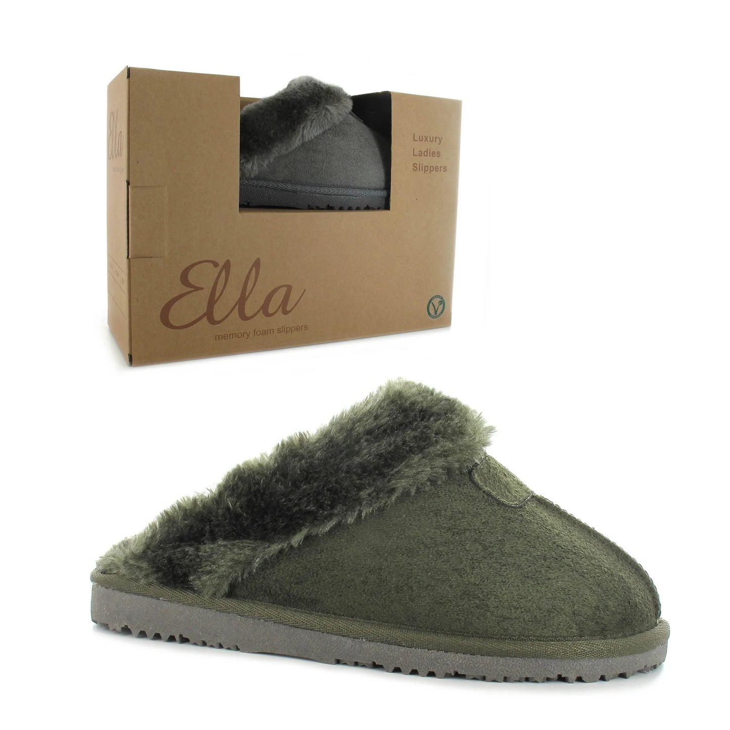 Jill Slipper - Khaki