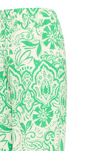 Loose Fit Trouser - Green Print