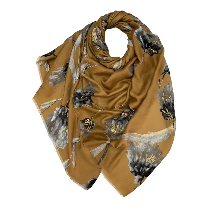 Dusty Miller Scarf - Mocha