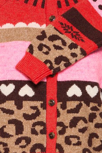 Livoni Multi Print Cardigan