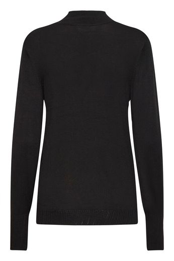 Knit Turtle Neck Jumper - Black