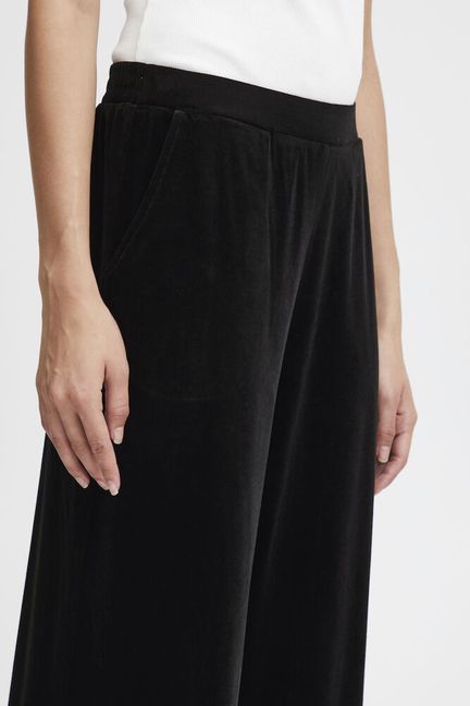 Velvet Trouser - Black