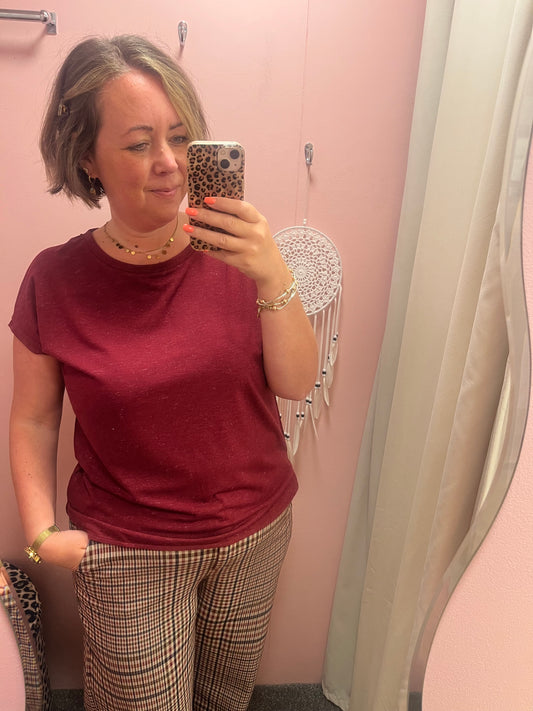 Rebel Fleck Tee - Rhodadendron