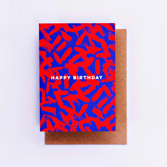 Greetings Card - Smudge Birthday Card