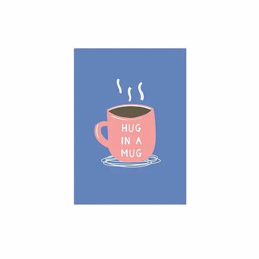 Greetings Postcard - Hug In A Mug
