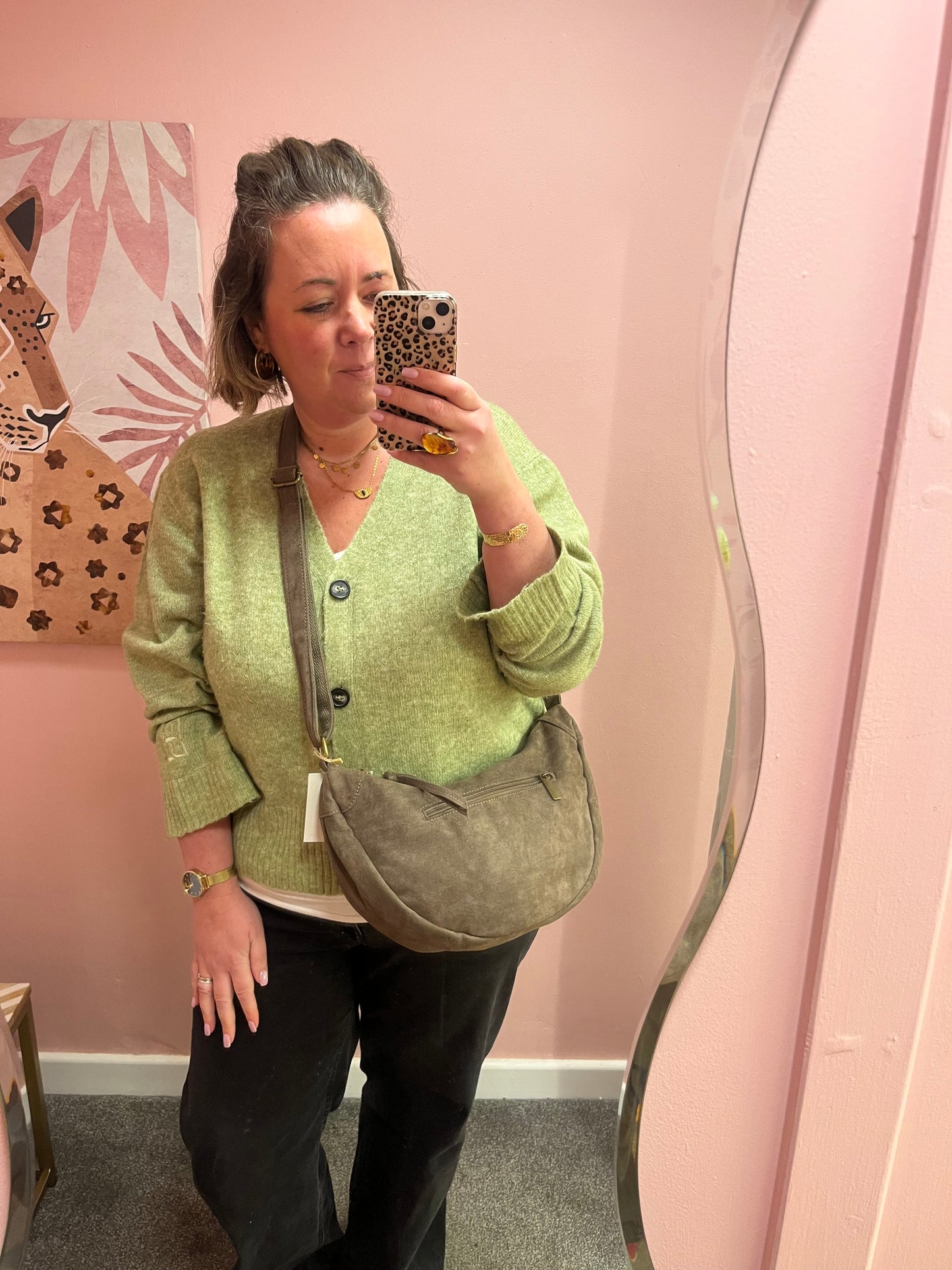 Half Moon Cross Body Bag - 2 Colours