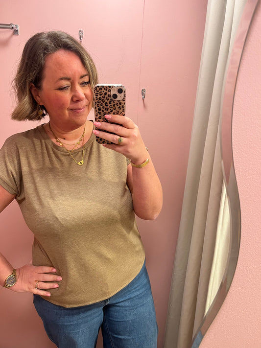 Rebel Fleck Tee - Sepia