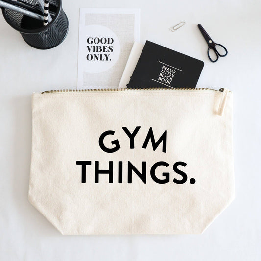 Gym Things Zipped Pouch Bag