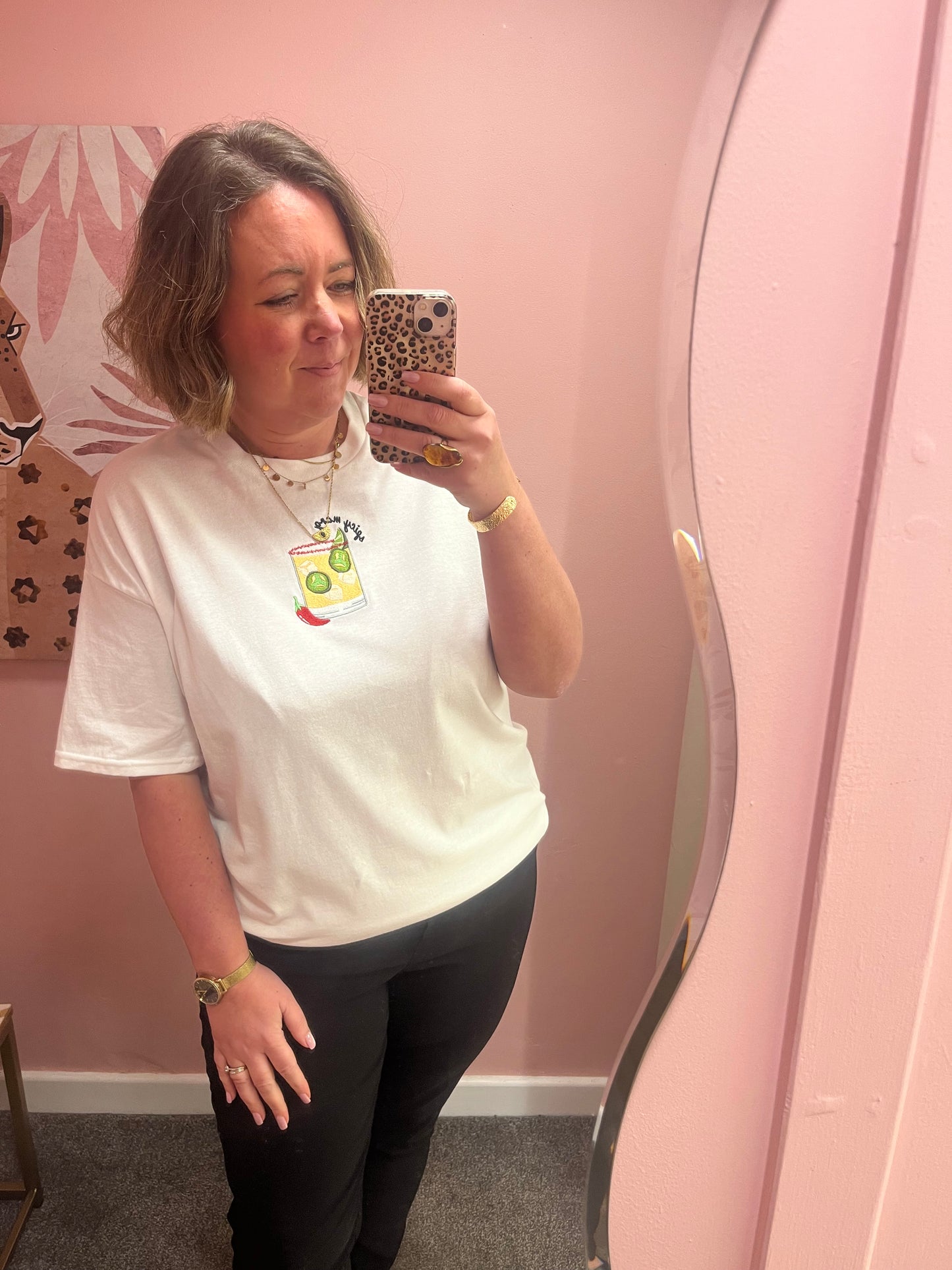 Spicy Marg Embroidered T-shirt