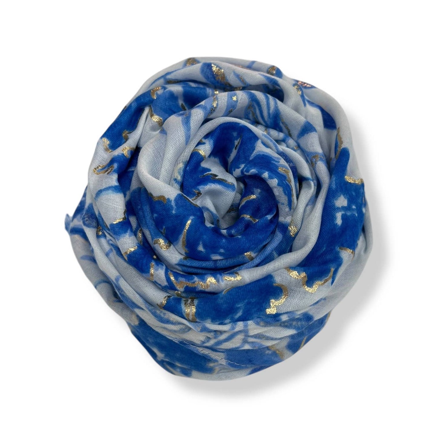 Mix summer leaves print - Blue