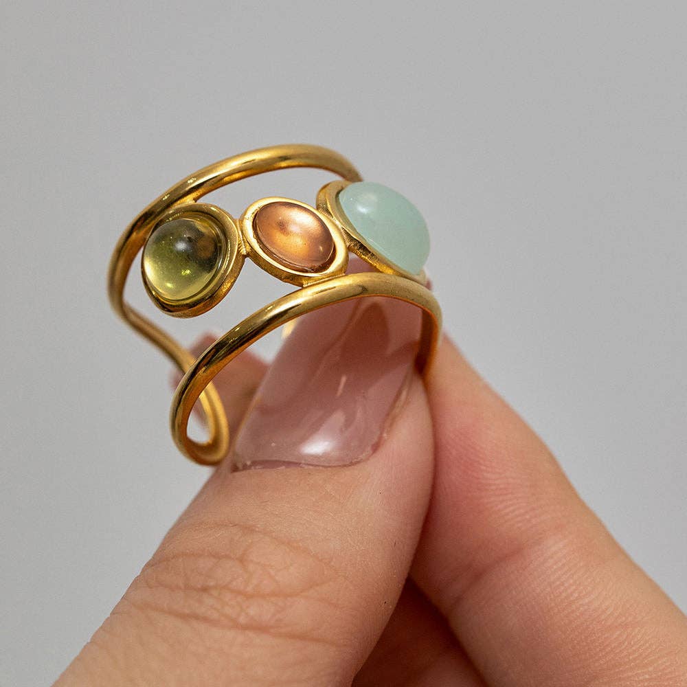 MG Multi Stone Ring