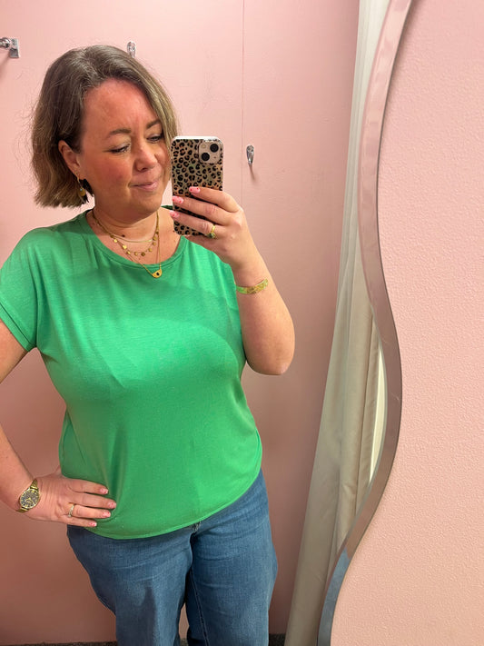 Rebel Fleck Tee - Kelly Green