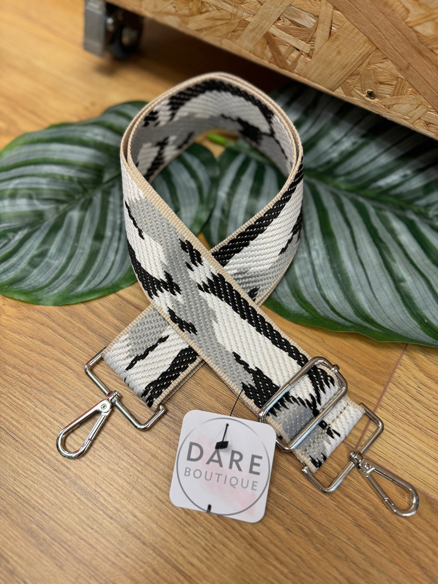 Replaceable Handbag Strap - Camo Grey