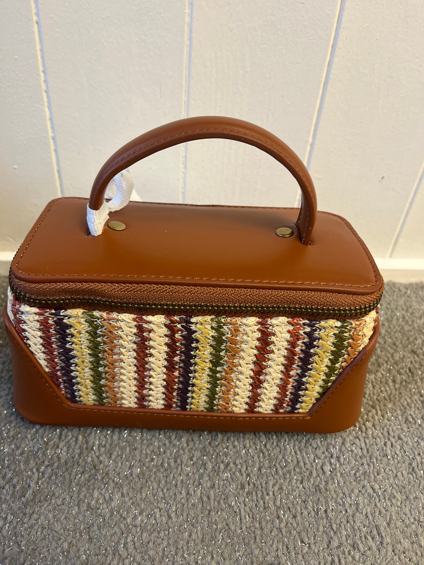Straw Box Bag - 2 Colours