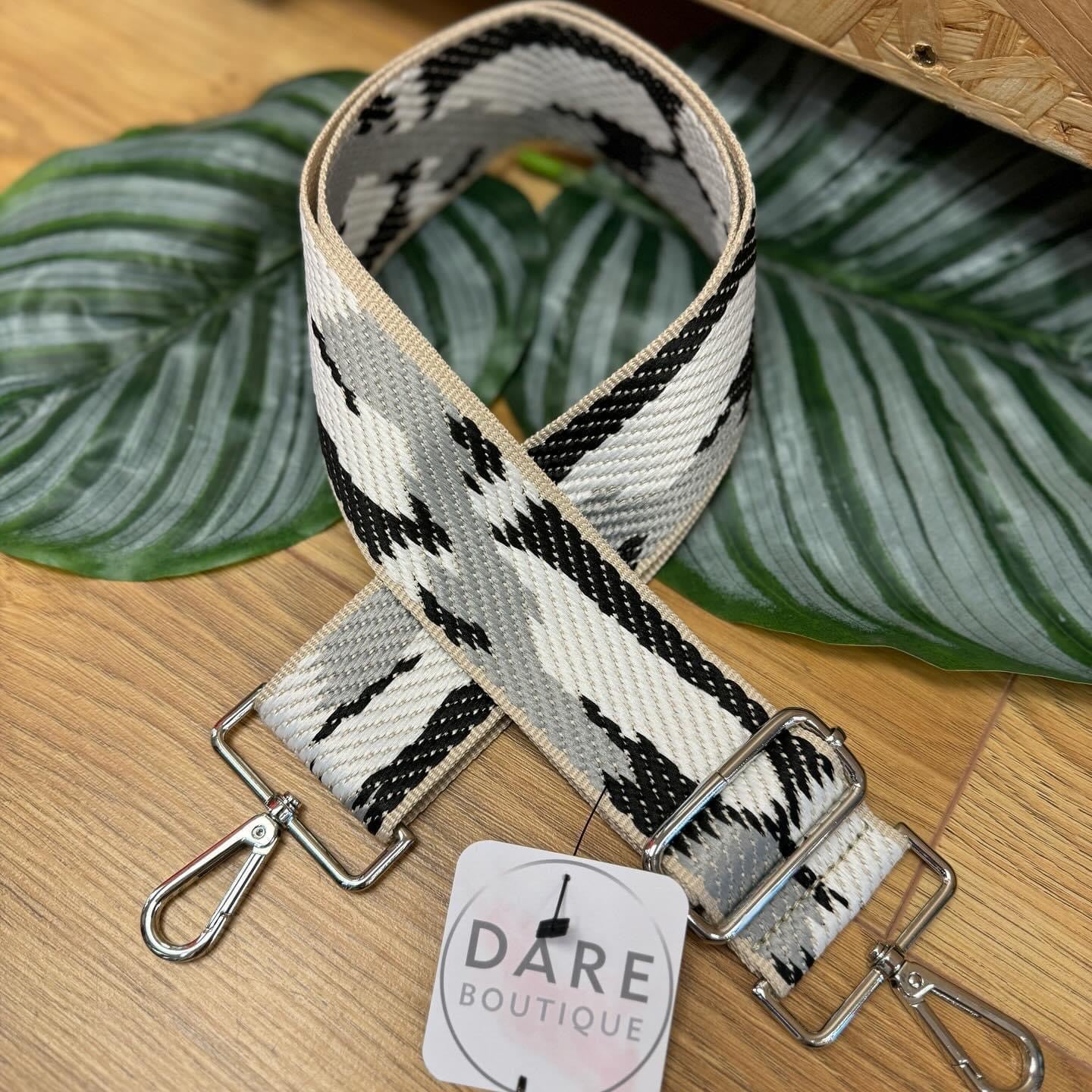 Replaceable Handbag Strap - Camo Grey