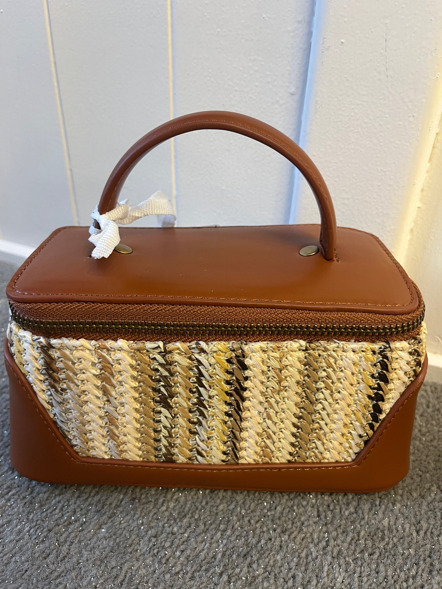 Straw Box Bag - 2 Colours