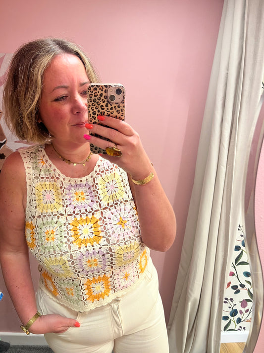 Crochet Patchwork Tank