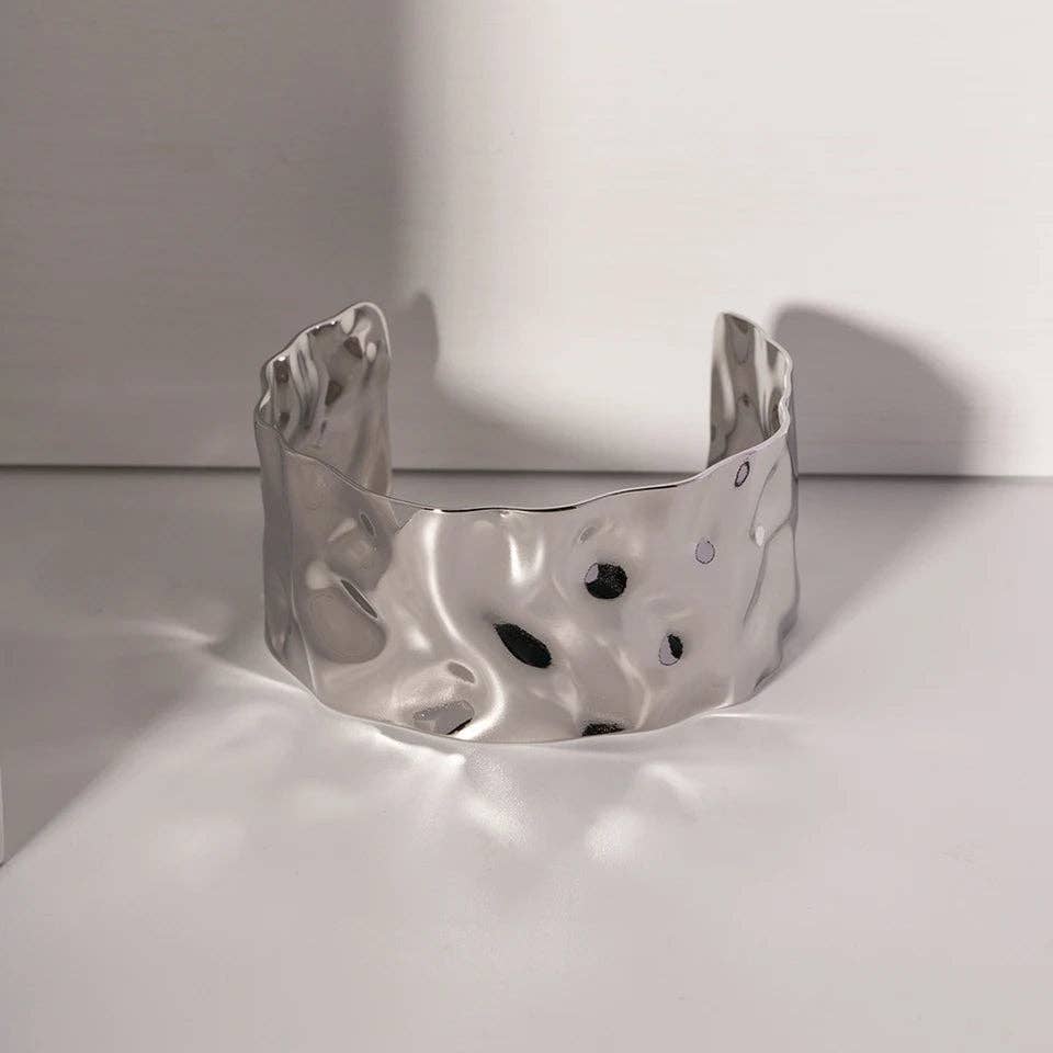 MG Cuff Bracelet - Gold or Silver