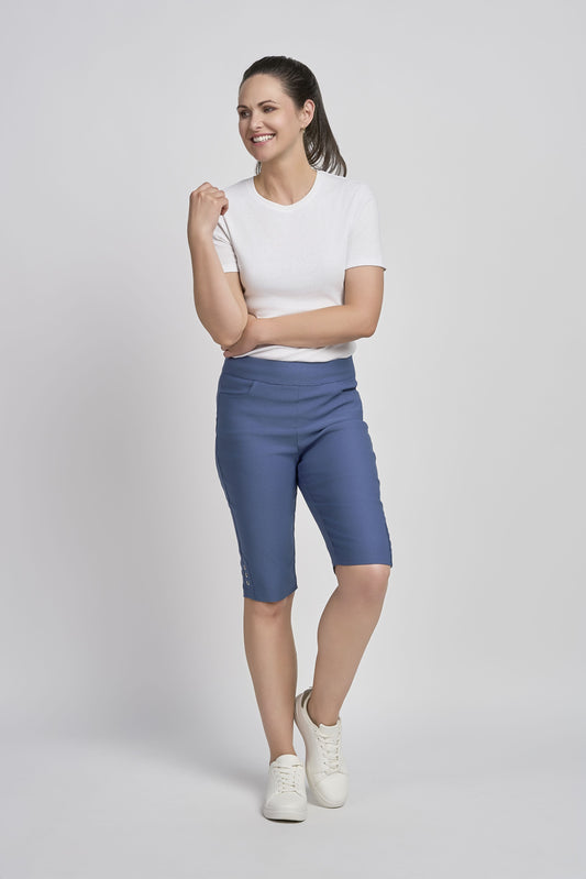 Pinns Bengaline Short - Denim