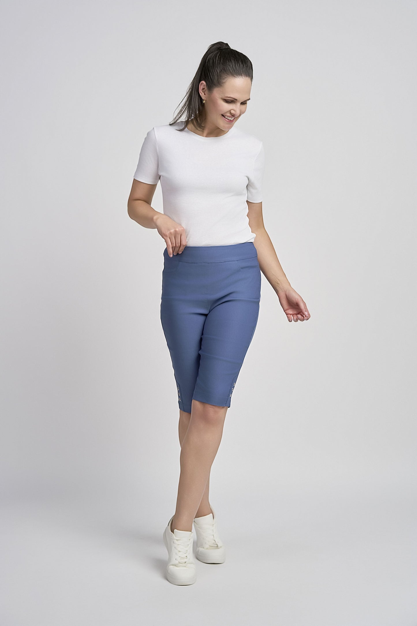 Pinns Bengaline Short - Denim