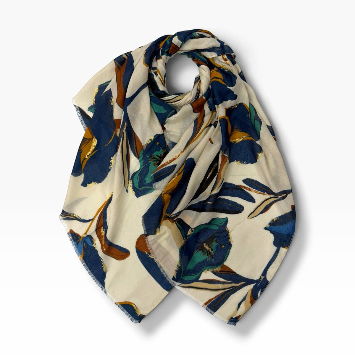 Wild Rose Print Scarf