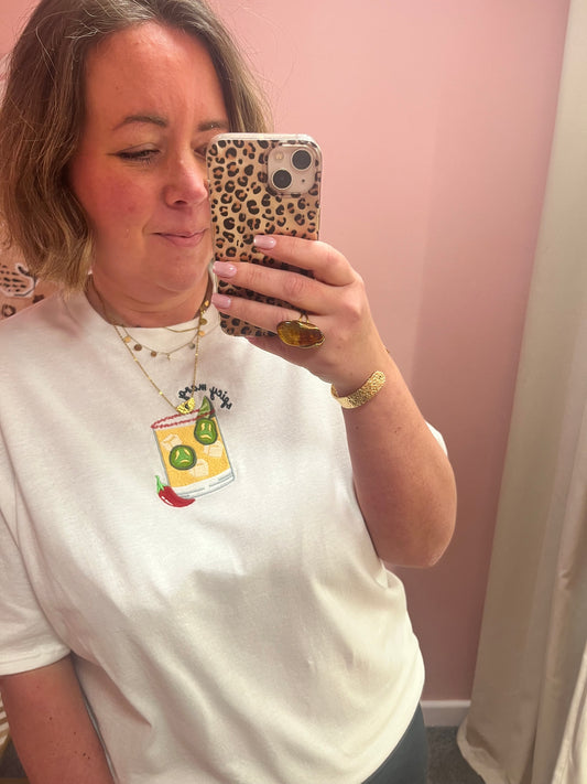 Spicy Marg Embroidered T-shirt