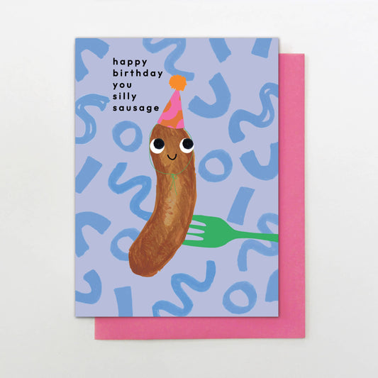 Silly Sausage Birthday Card