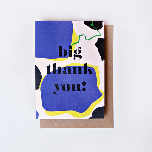 Greetings Card - Big Thank You