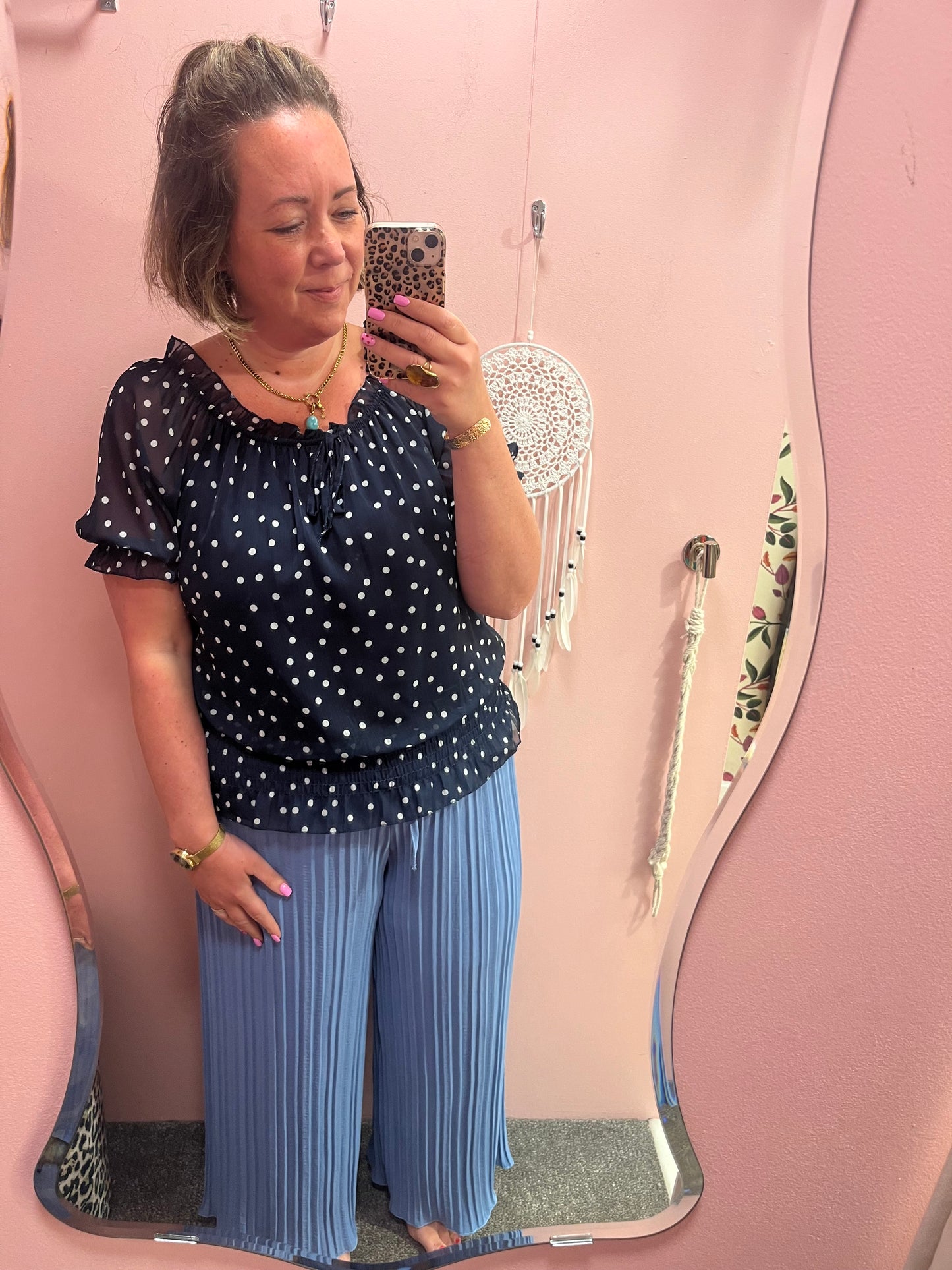 Plisse Trousers - 3 Colours