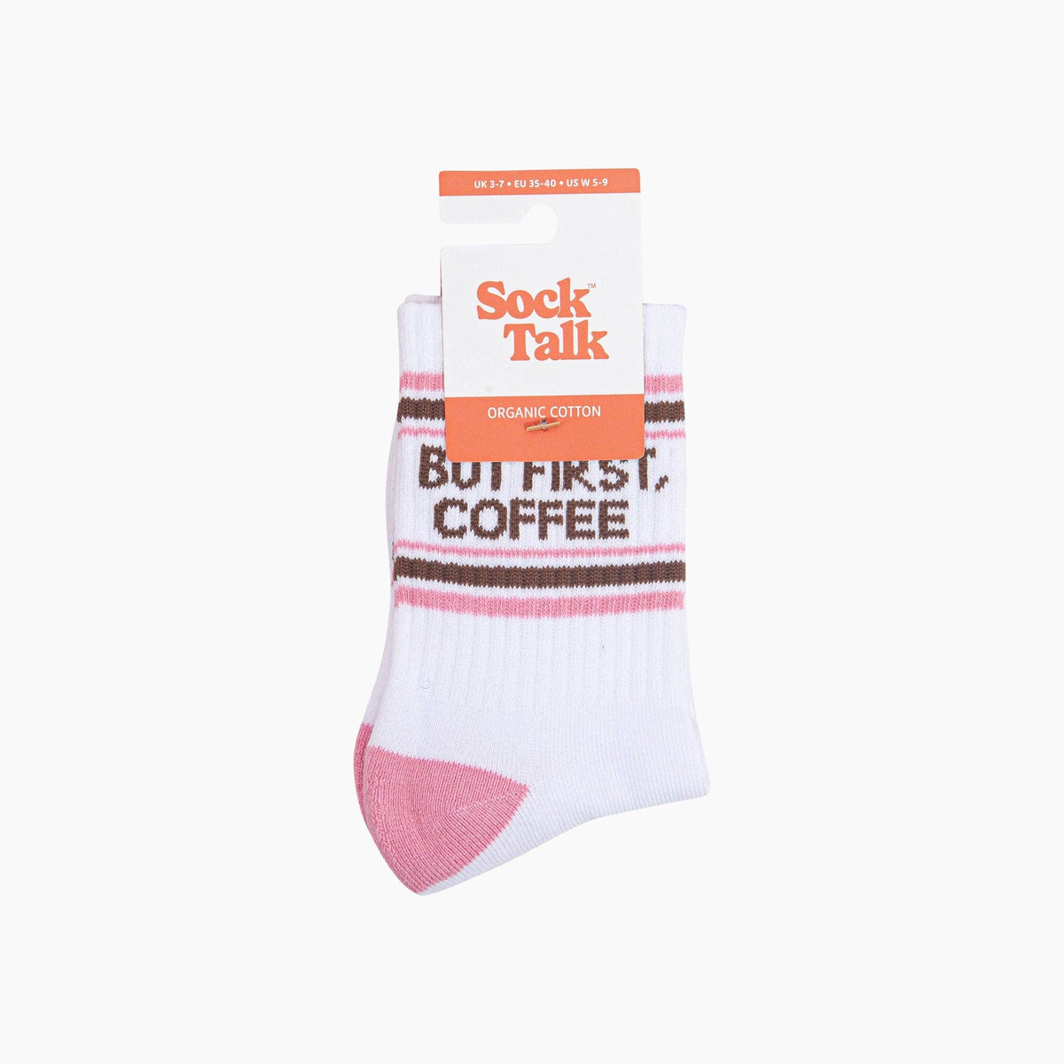 Organic Cotton Socks - But First, Coffee
