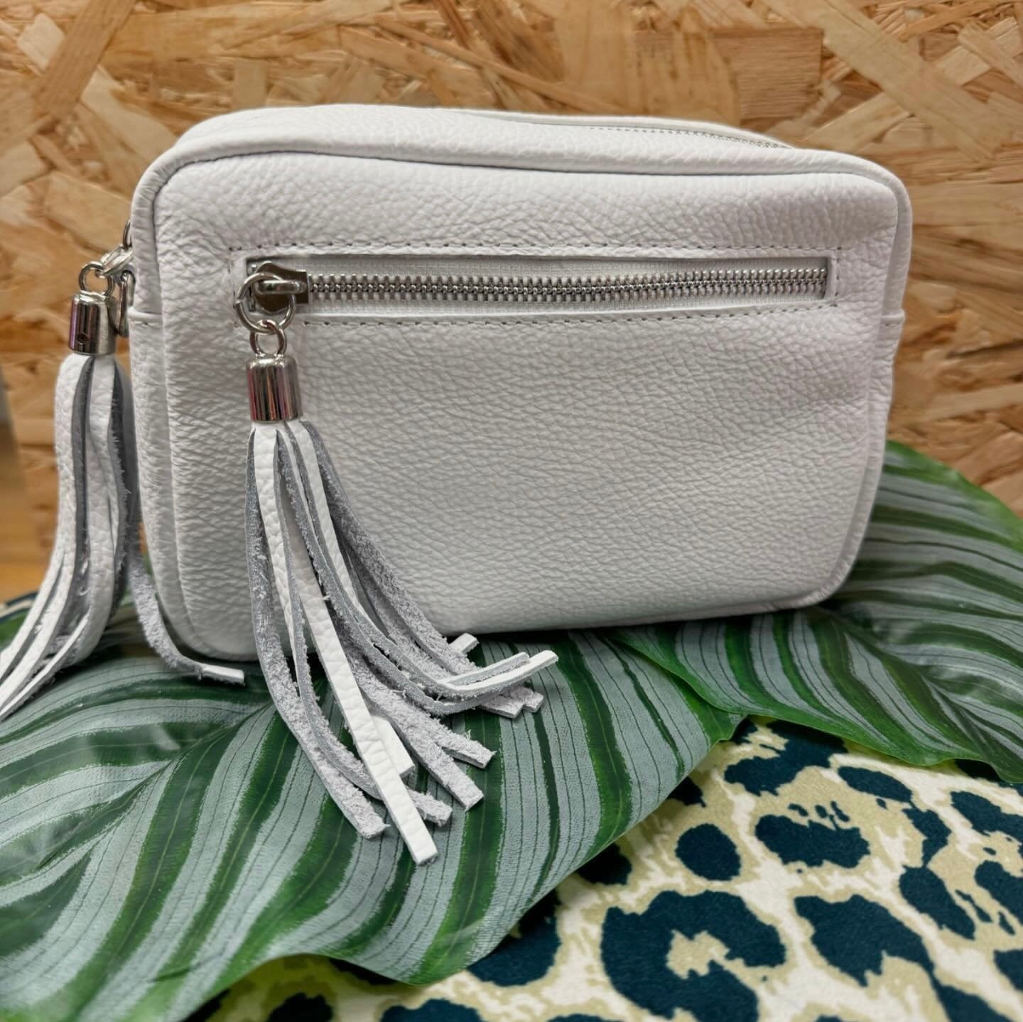 Isla Soft Leather Handbag - White