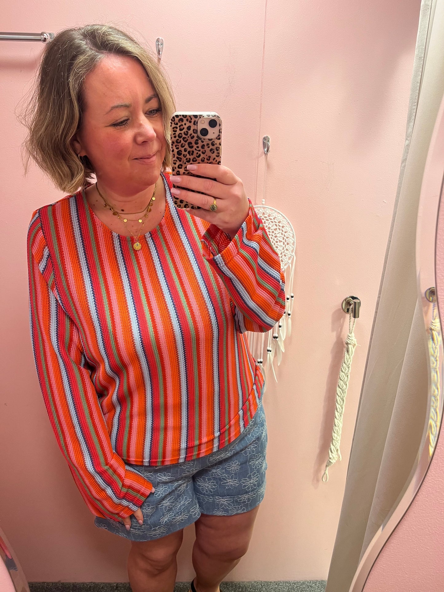 Bella Multi Stripe Top
