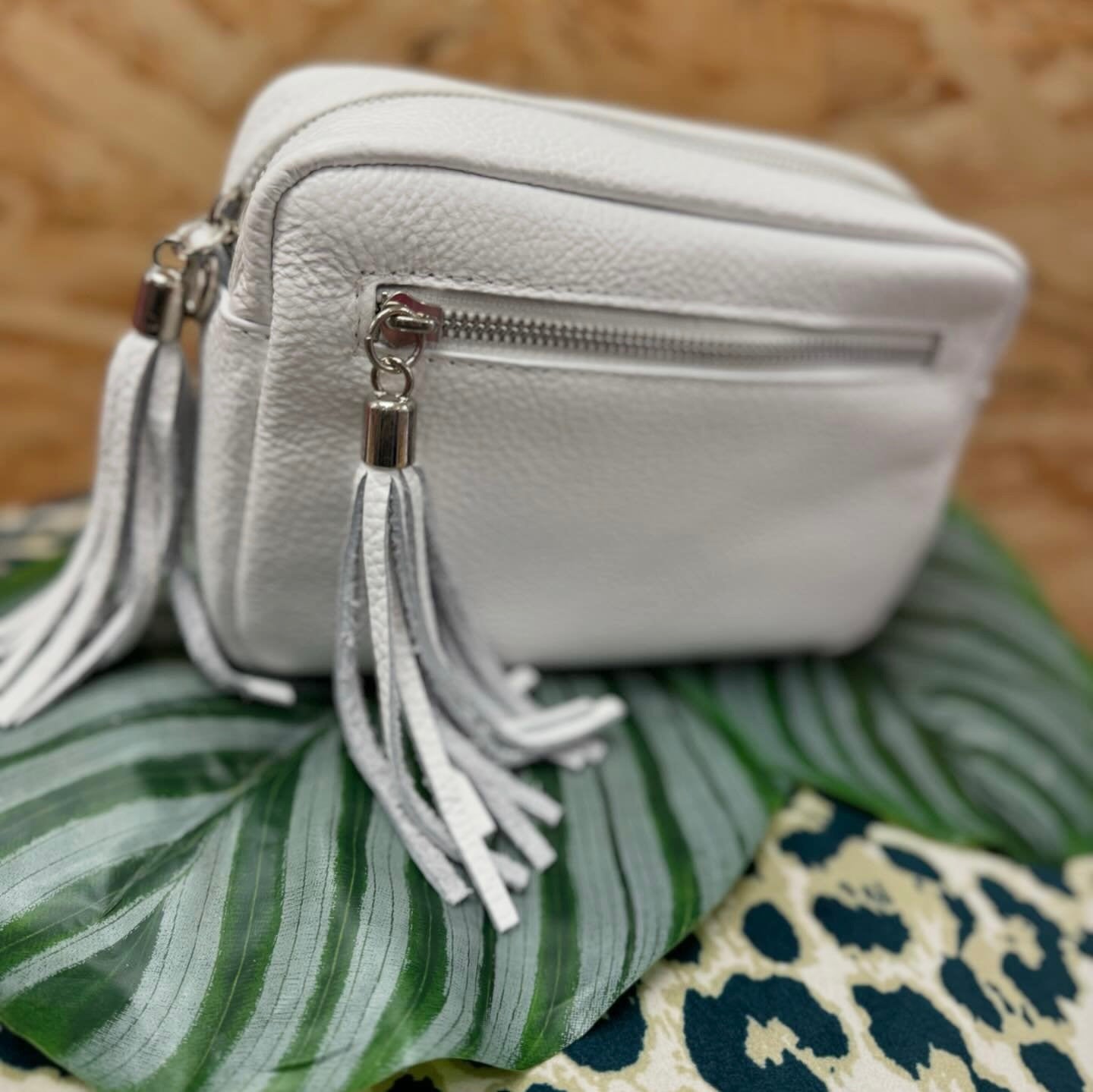 Isla Soft Leather Handbag - White