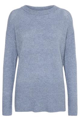 Border detail jumper - Blue Mirage