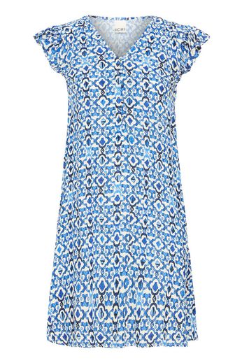 Marrakech Loose Fit Dress - Blue Print