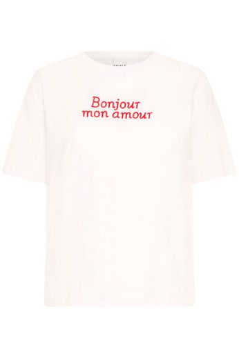 Bonjour Relaxed Fit Tee - White