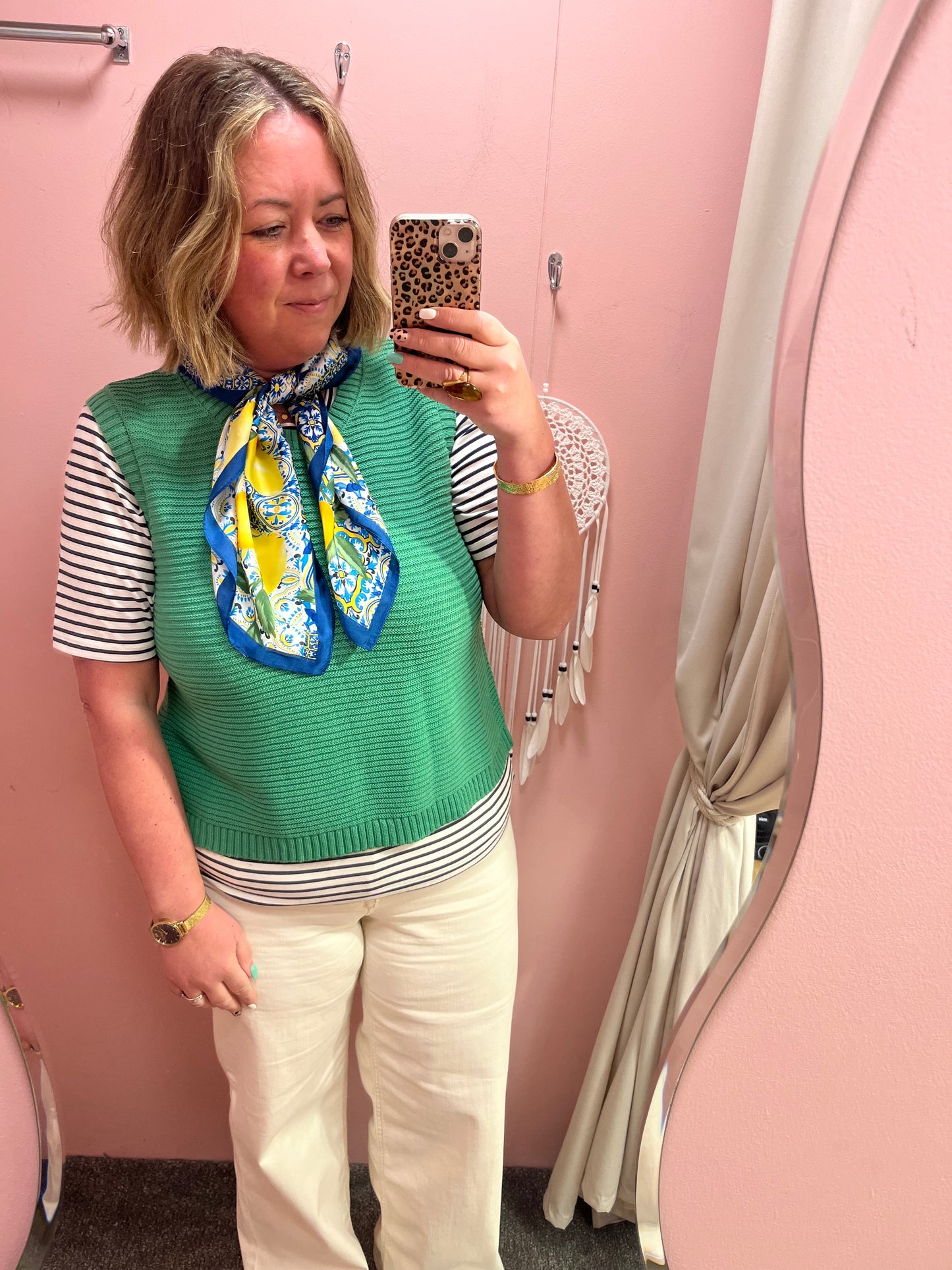 Dorothy Knit Tank - Green