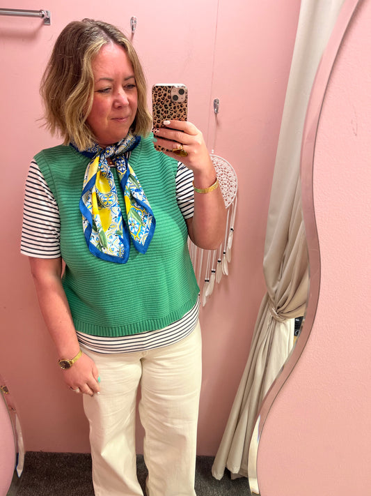 Dorothy Knit Tank - Green