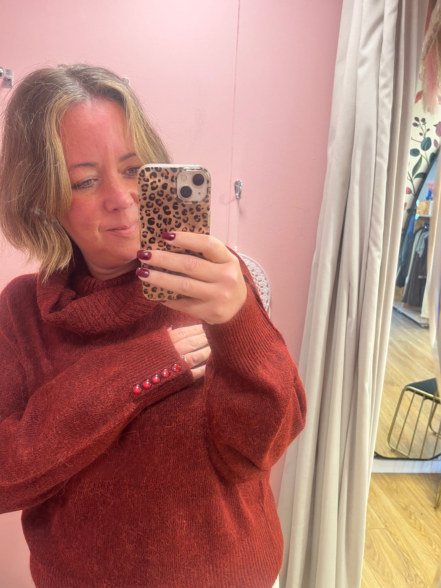Mara Loose Fit Jumper - Rhododendron