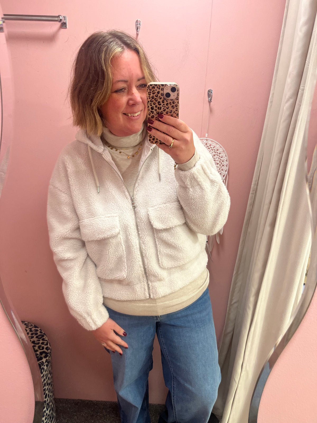 Teddy Jacket - Stone